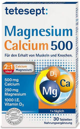 Tetesept Magnesium Calcium Tabletten 500 Stück – Bild 1 von 1