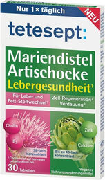Tetesept Mariendistel Artischocke Tabletten 100 Stück – Bild 1 von 2