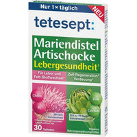 Produktbild von Tetesept Mariendistel Artischocke Tabletten 100 Stück