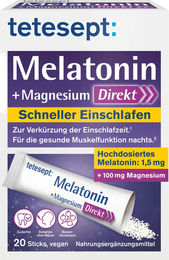 tetesept Melatonin und Magnesium Direkt-Sticks zuckerfrei – Bild 1 von 1