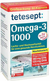 Tetesept Omega-3 Kapseln 1000 Stück – Bild 1 von 1