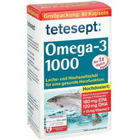 Produktbild von Tetesept Omega-3 Kapseln 1000 Stück
