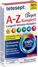 Tetesept Vitamin A-Z Depot Langzeit-Vitamin-Komplex Tabletten für Erwachsene – Bild 1 von 2