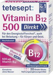 tetesept Vitamin B12 500 Sticks vegan vegetarisch – Bild 1 von 1