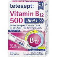 Produktbild von tetesept Vitamin B12 500 Sticks vegan vegetarisch