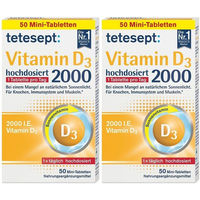 Produktbild von tetesept Vitamin D3 2000 hochdosierte Tabletten