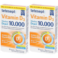 Produktbild von tetesept Vitamin D3 Wochendepot 10.000 IE Tabletten für Erwachsene