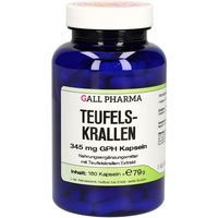 Produktbild von Teufelskrallen 345 mg GPH Kapseln von GALL-Pharma GmbH, 120 Kapseln, glutenfrei und laktosefrei