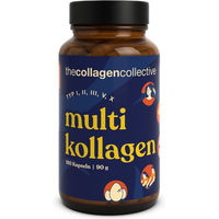 Produktbild von The Collagen Collective Multi Kollagen Kapseln mit Typ I, II und III ohne Zusatzstoffe 180 Kapseln