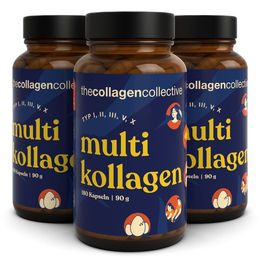 The Collagen Collective Multi Kollagen Kapseln Typ I II III ohne Zusatzstoffe 540 Stück – Bild 1 von 3