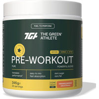 Produktbild von THE GREEN ATHLETE Pre-Workout Pulver Orangen- und Mangogeschmack glutenfrei 345 g