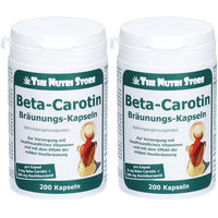 Produktbild von The Nutri Store Beta-Carotin Bräunungs-Kapseln mit Vitamin A 200 Kapseln