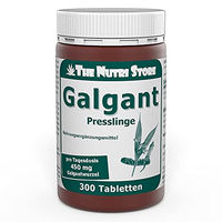 Produktbild von The Nutri Store Galgant Tabletten mit 75 mg Galgantwurzelpulver 300 Stück