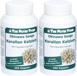 The Nutri Store Korallen Kalzium Algenkalk Sango 500 mg Kapseln vegan – Bild 1 von 1