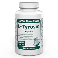 Produktbild von The Nutri Store L-Tyrosin 500 mg Kapseln 200 Stück ohne Zusatzstoffe