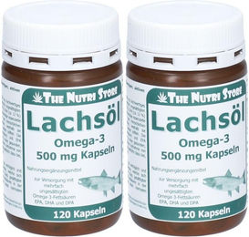 The Nutri Store Lachsöl Omega-3 1500 mg Kapseln 400 Stück – Bild 1 von 1