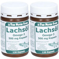 Produktbild von The Nutri Store Lachsöl Omega-3 1500 mg Kapseln 400 Stück