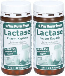 The Nutri Store Laktase 14.000 FCC Enzym Kapseln 120 Stück – Bild 1 von 1