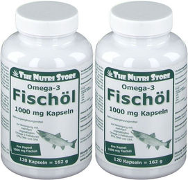 The Nutri Store Omega 3 Fischöl 900 mg Kapseln 120 Stück – Bild 1 von 1