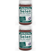 Produktbild von The Nutri Store Selen 60 µg mit ACE Selenhefe Kapseln 120 Stück