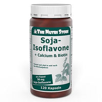 Produktbild von The Nutri Store Soja Isoflavone 50 mg mit Calcium und Biotin Kapseln 120 Stück