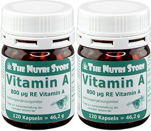 The Nutri Store Vitamin A Kapseln 120 Stück – Bild 1 von 1