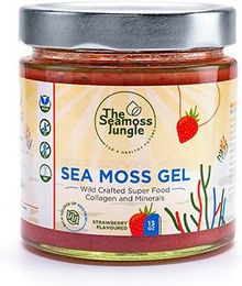 The Seamoss Jungle Sea Moss Gel Erdbeere ohne Zusatzstoffe flüssig – Bild 1 von 3