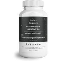 Produktbild von THEONIA Nacht-Complex Kapseln mit L-Tryptophan 100 mg 60 Stück