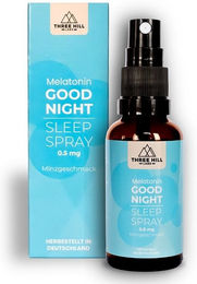 Three Hill Labs Melatonin Spray mit 0,5 mg pro Portion, Minze, vegan, zuckerfrei, 214 Portionen – Bild 1 von 6