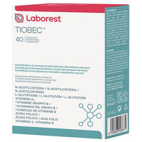 Produktbild von Tiobec 40 Uriach Tabletten glutenfrei und laktosefrei 40 Stück