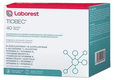TIOBEC Vitamin-Kombination Pulver 40 Beutel glutenfrei und laktosefrei – Bild 1 von 1