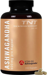 TNT Ashwagandha Kapseln mit KSM-66 Premiumrohstoff 5% Withanolid-Gehalt 600 mg vegan – Bild 1 von 4