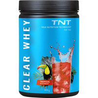 Produktbild von TNT Clear Whey Protein Isolat Tropical laktosefrei vegetarisch Pulver
