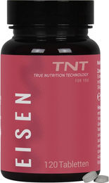 TNT Eisen Bisglycinat Tabletten vegan laktosefrei und glutenfrei – Bild 1 von 3