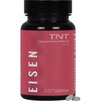 Produktbild von TNT Eisen Bisglycinat Tabletten vegan laktosefrei und glutenfrei