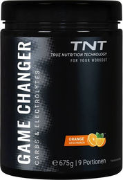 TNT Game Changer Carbs & Electrolytes Pulver Orange Vegan – Bild 1 von 3