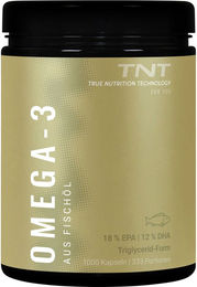 TNT Omega-3 Fischöl Kapseln für Erwachsene ohne Zusatzstoffe 1000 Stück – Bild 1 von 4