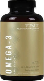 TNT Omega-3 Fischöl Kapseln ohne Zusatzstoffe für Erwachsene 150 Kapseln – Bild 1 von 4