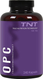 TNT OPC Kapseln mit 600 mg Traubenkernextrakt (95% OPC), vegan, 240 Kapseln – Bild 1 von 4
