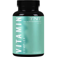 Produktbild von TNT Vitamin Complex Vegan 13 Vitamine Kapseln 120 Stück laktosefrei und glutenfrei für Sportler