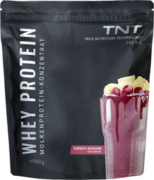 TNT Whey Protein Konzentrat Kirsch-Banane Pulver 1000g vegetarisch laktosearm ohne Aspartam – Bild 1 von 4