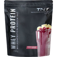 Produktbild von TNT Whey Protein Konzentrat Kirsch-Banane Pulver 1000g vegetarisch laktosearm ohne Aspartam