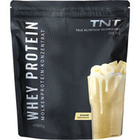 Produktbild von TNT Whey Protein Konzentrat Pulver Banane 1kg vegetarisch laktosearm ohne Aspartam