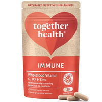 Produktbild von Together Health Immunsystem Komplex mit Vitamin C, Zink, Selen und Lebendkulturen, 30 vegane Kapseln