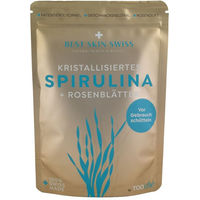 Produktbild von TOOCHE Spirulina Pulver mit Rosenblättern