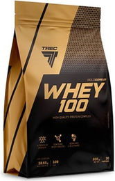 Trec Nutrition Gold Core Whey 100 Protein Pulver Erdbeere 900 g – Bild 1 von 2