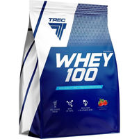 Produktbild von Trec Nutrition Whey 100 Whey Protein Konzentrat Pulver Erdbeere 700 g