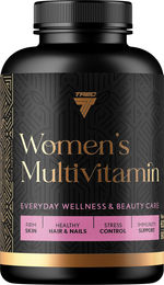 Trec Nutrition Women's Multivitamin Beauty-Kollagen-Kombi mit Fisch-Kollagen-Peptiden, Hyaluronsäure, CoQ10, L-Carnitin, CLA und Grüntee in Kapseln für Frauen – Bild 1 von 3