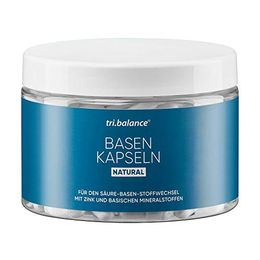 tri.balance Mineralstoff-Komplex Basenkapseln Natural vegan 160 Kapseln – Bild 1 von 3