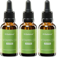 Produktbild von tri.balance Vitamin D3 Tropfen für Erwachsene, Senioren und Kinder 30 ml